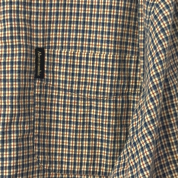 Men’s Abercrombie & Fitch Checked Long Sleeve Cotton Buttondown Size XL - Picture 3 of 5
